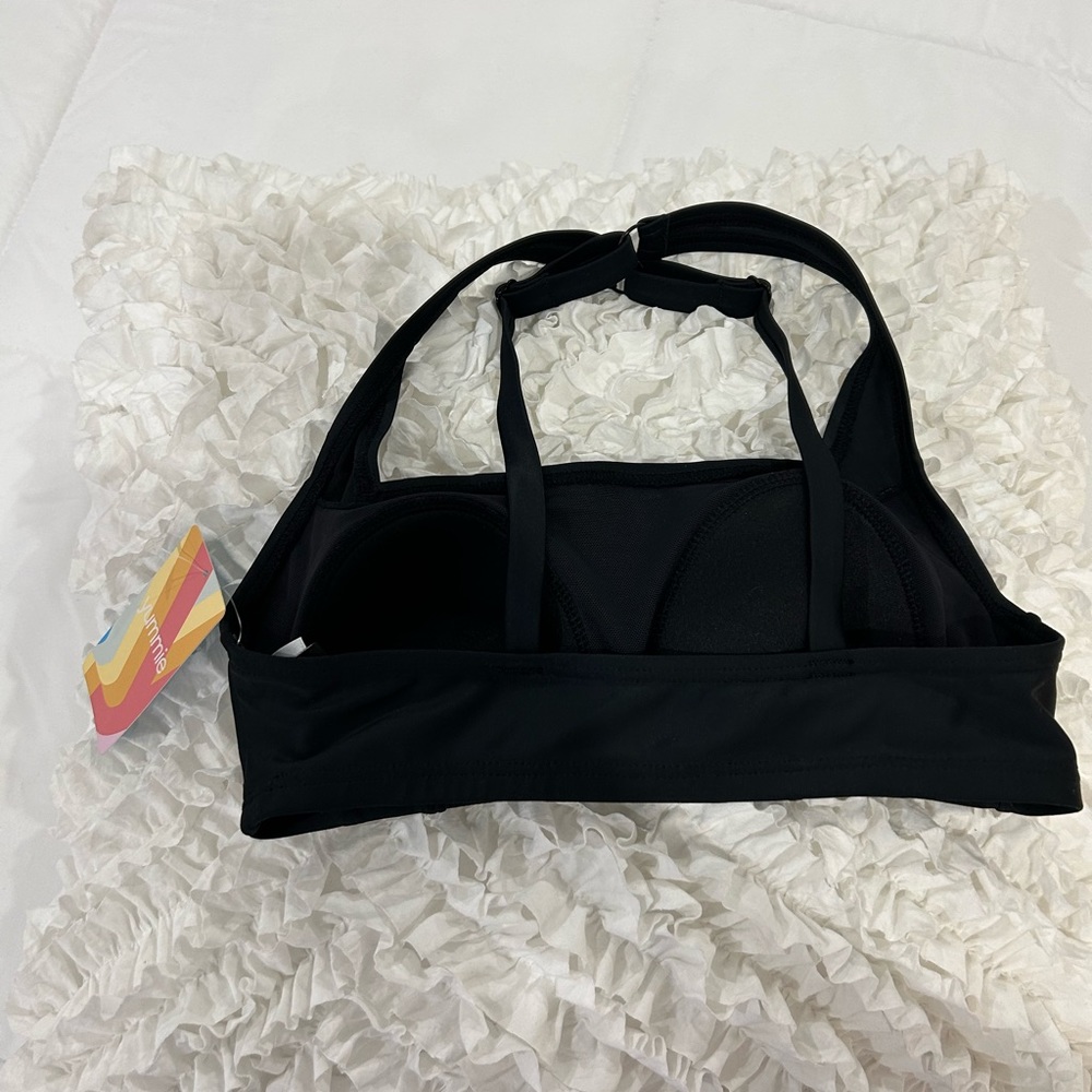 💰PRICE⬇️ 
 Yummie -  Gaia Square Neck Bikini Top - Black - size 6 - Picture 9 of 9